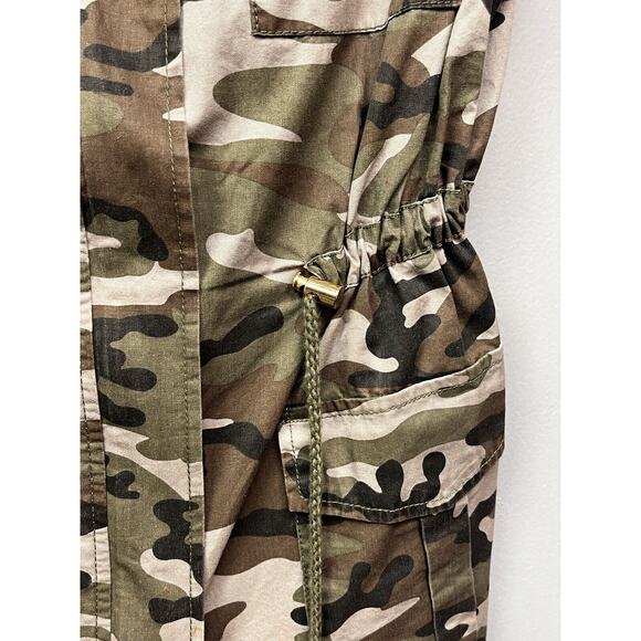 Angel Kiss Camo Utility Vest Womens medium Green Full zip Pockets‎ - Picture 7 of 10